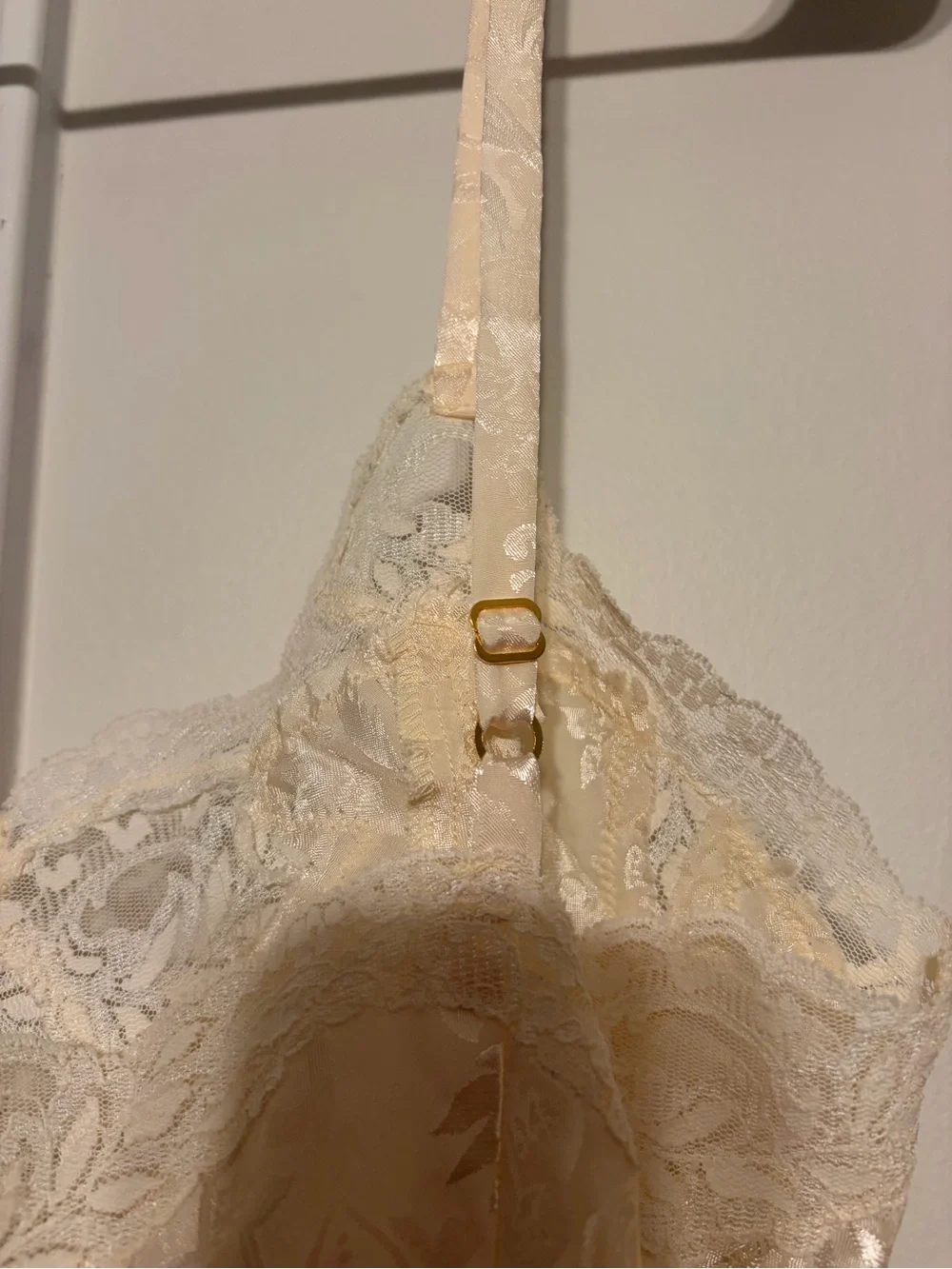 Vintage Gold Label Victoria’s Secret Slip in Ivory